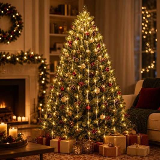 Luces Cascada LED Navideñas